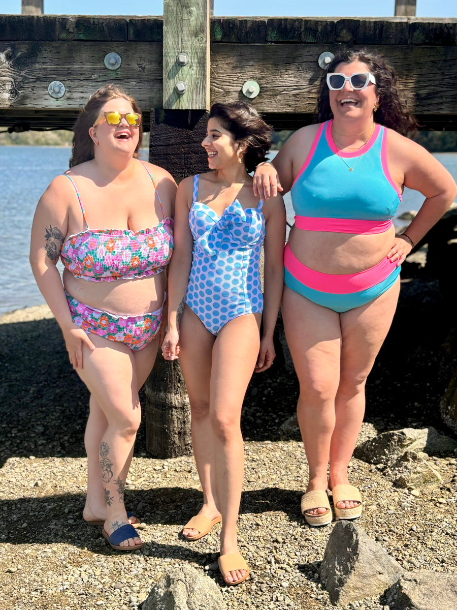 Amalfi Blooms | 2 Piece Swim Set | Warm Flora