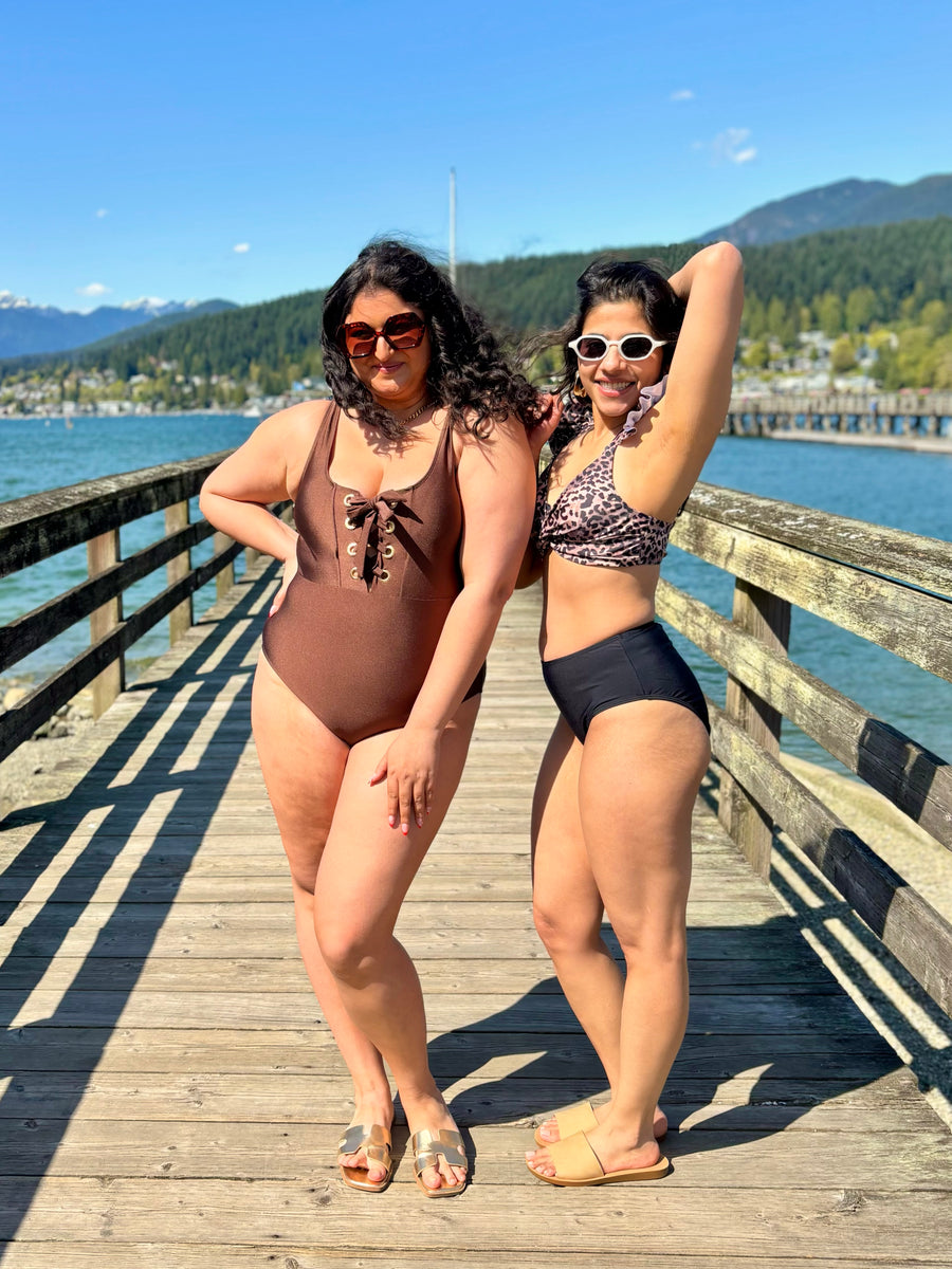 Coastal Couture | One Piece Swimsuit | Chocolate