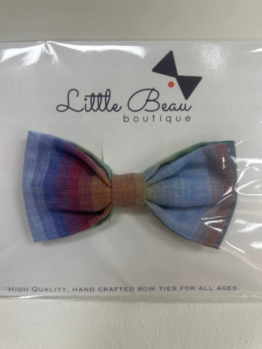 Pastel Plaid Bow Tie | Little Beau Boutique