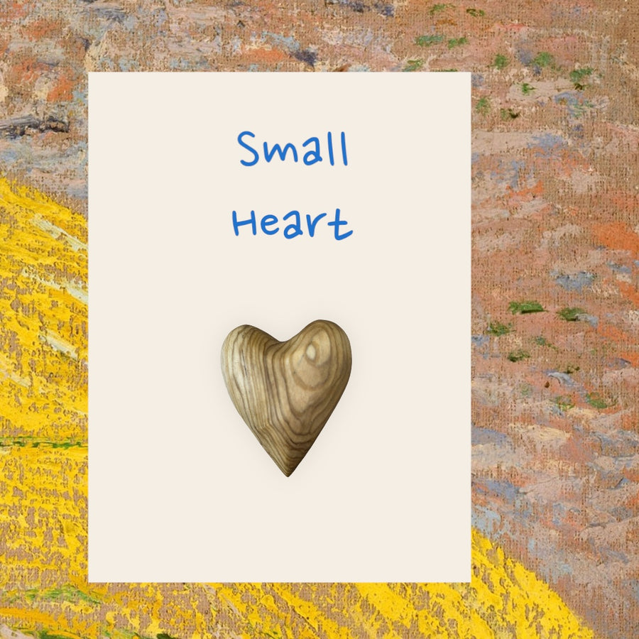 Palestinian Fair Trade Olive Wood Hearts