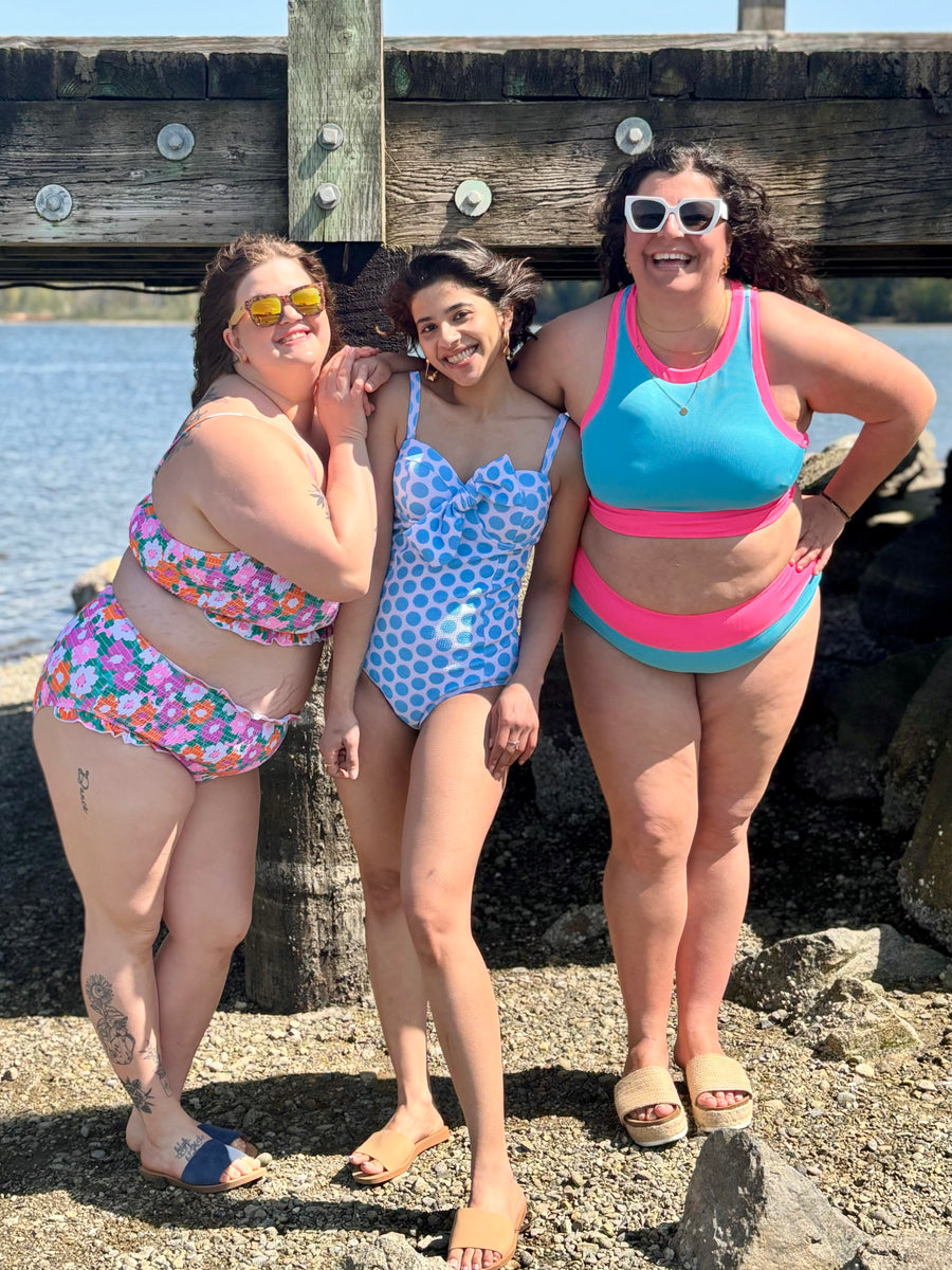 Amalfi Blooms | 2 Piece Swim Set | Warm Flora