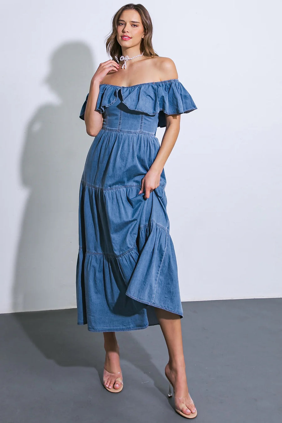 Listen Carefully | Denim Dress