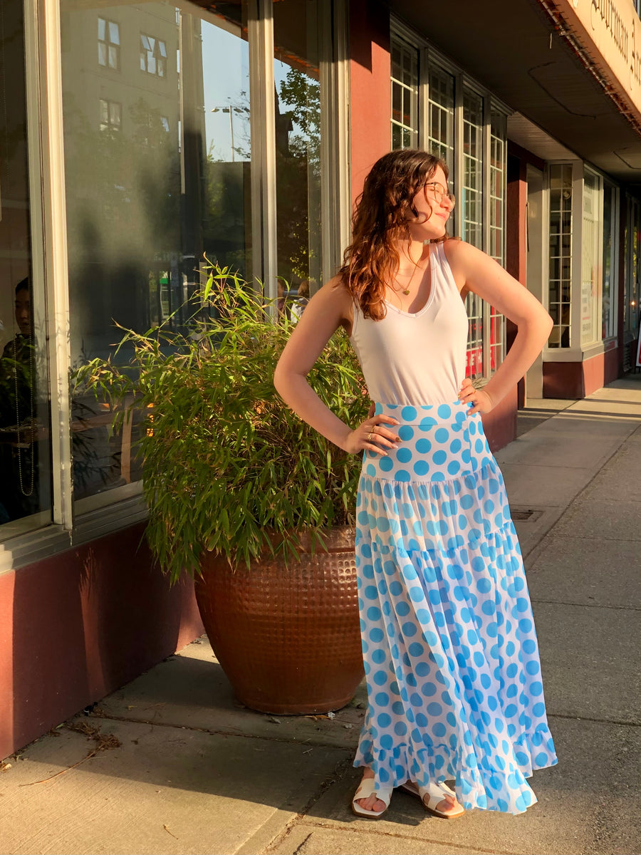 Dolce Vita | Swim Cover Up Skirt | Polka Dot