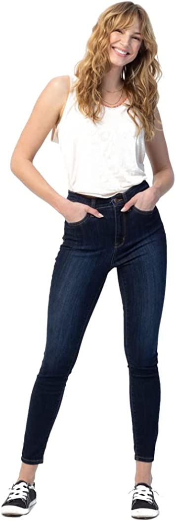 Molly | Hi-Waist Back Seam Skinny Jeans
