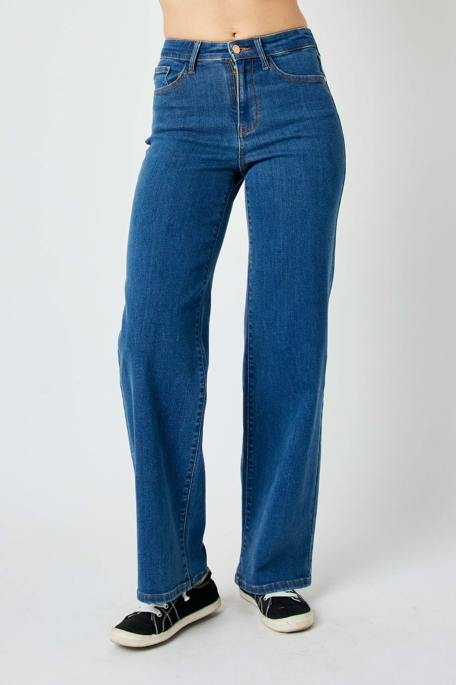 Farrah | High Waist Vintage Wide Jeans (Judy Blue Style 82553)