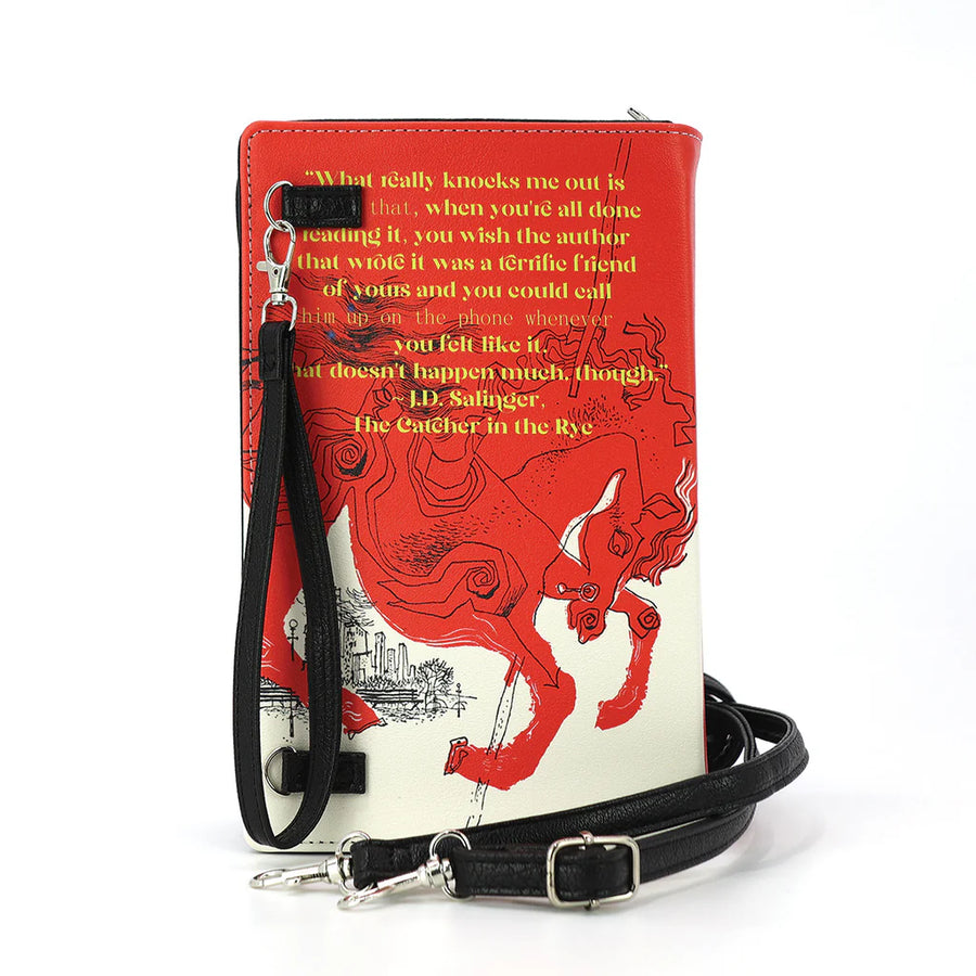 The Catcher in the Rye Book Clutch Bag in Vinyl