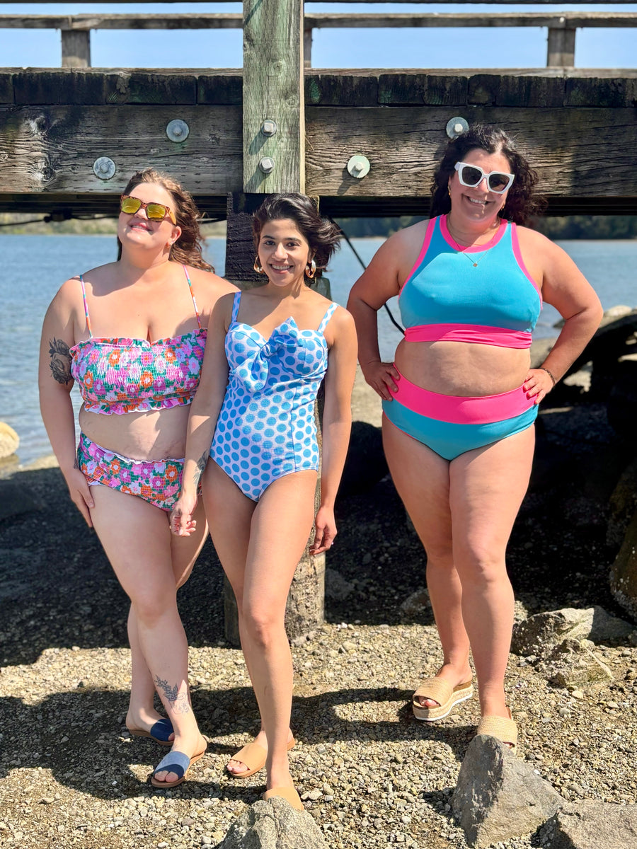 Amalfi Blooms | 2 Piece Swim Set | Warm Flora