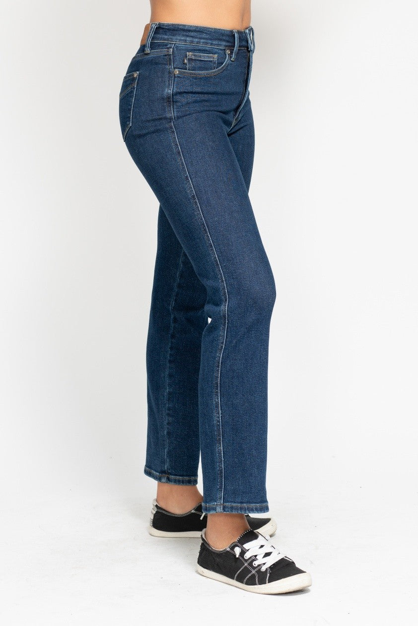 Allie | High Waist Tummy Control Classic Straight Leg (Judy Blue Style 88575)