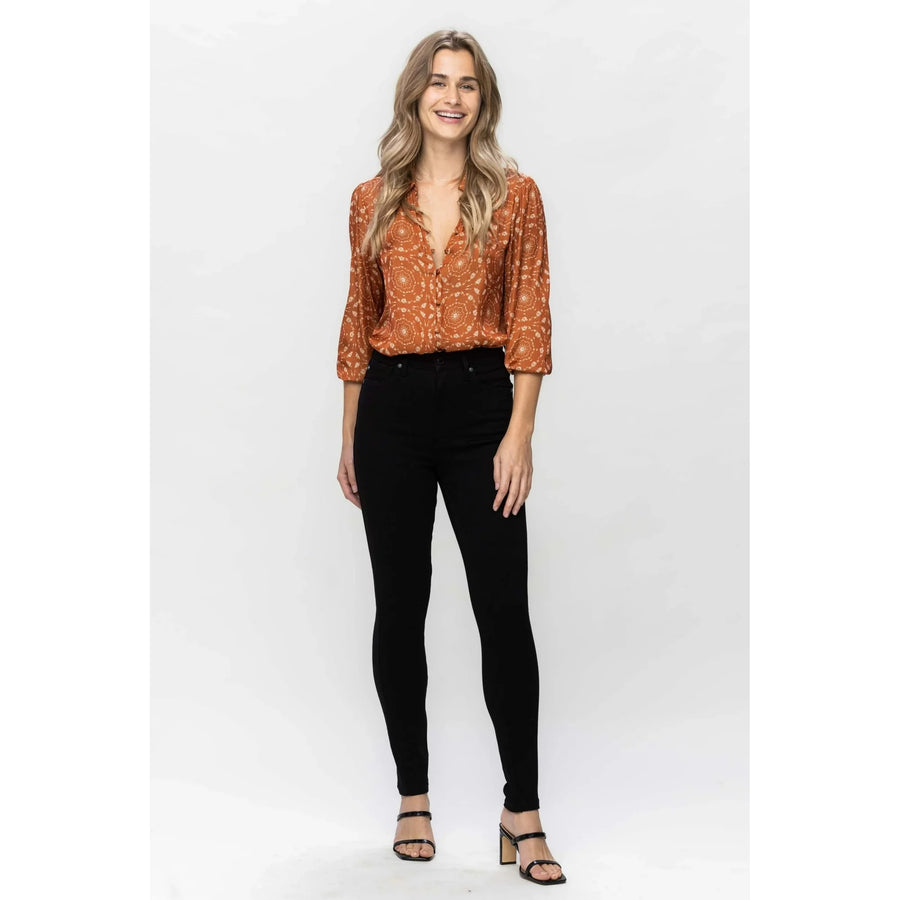 Isabelle | High Waist Tummy Control Classic Skinny Jeans (Judy Blue Style 88757)