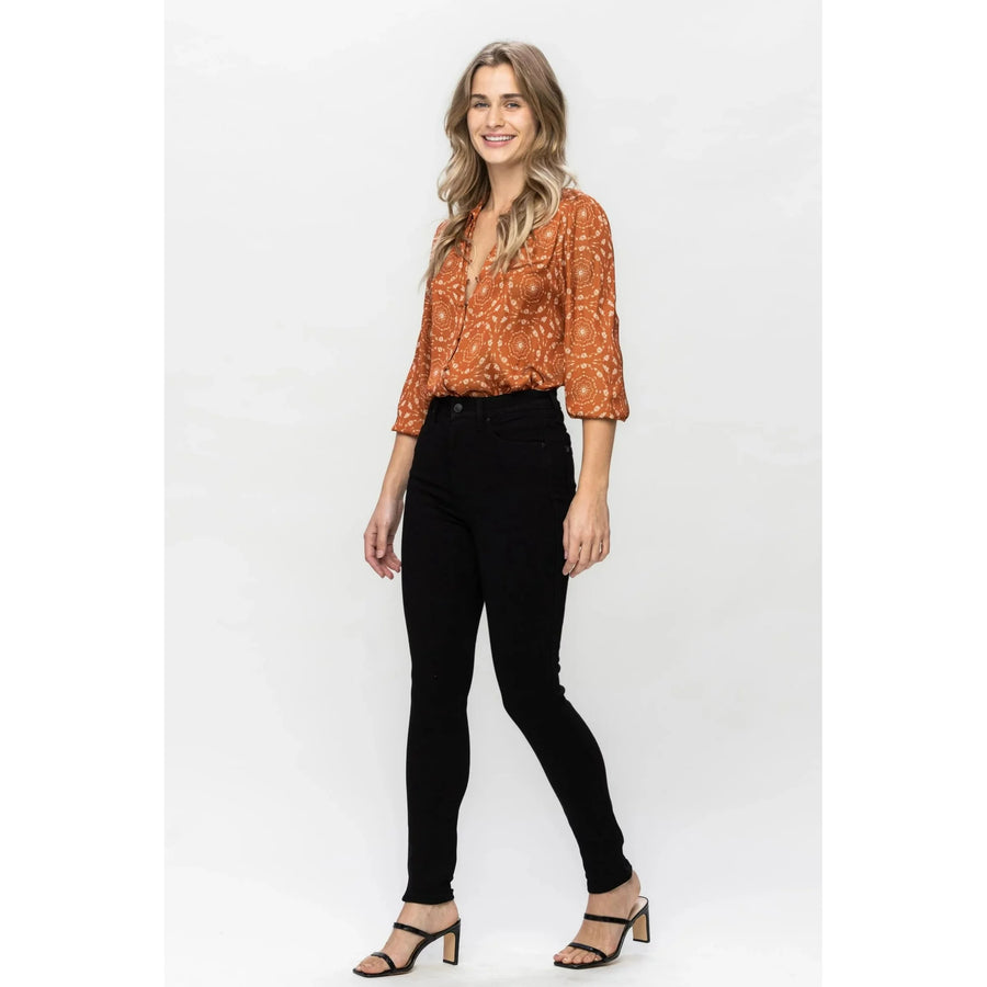 Isabelle | High Waist Tummy Control Classic Skinny Jeans (Judy Blue Style 88757)