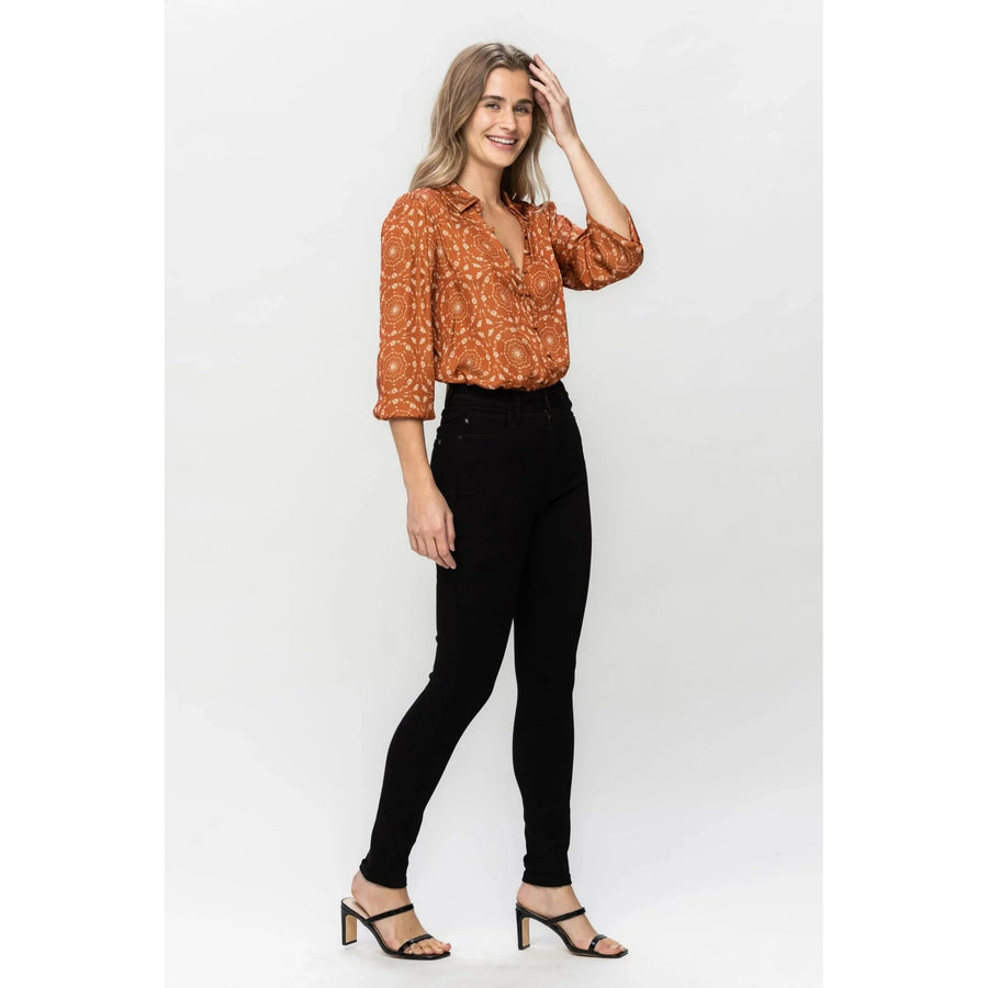 Isabelle | High Waist Tummy Control Classic Skinny Jeans (Judy Blue Style 88757)