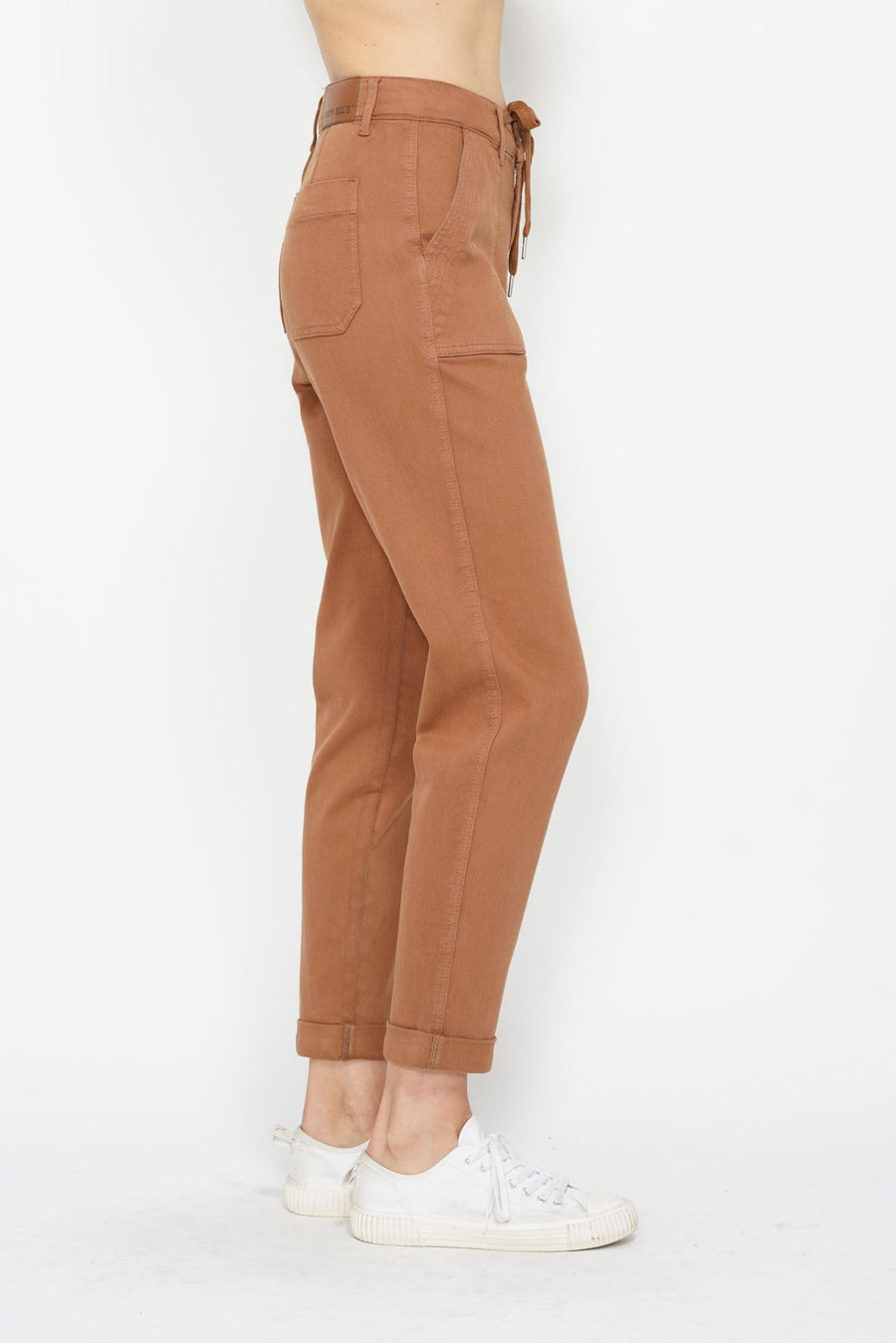 Jenny | High Waist Garment Dyed Cuff Jogger (Judy Blue Style 88857)