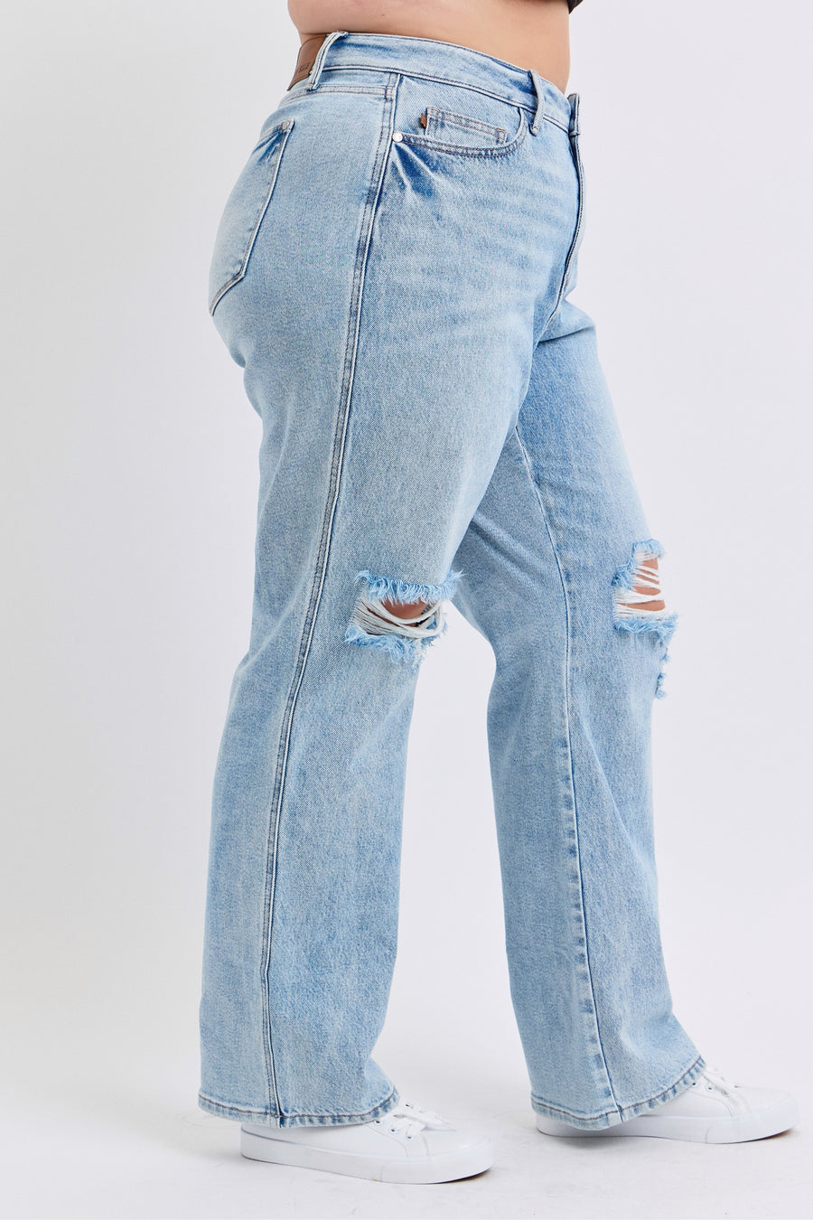 Winona | High Waist Rigid Magic 90's Destroy Straight (Judy Blue Style 88884)