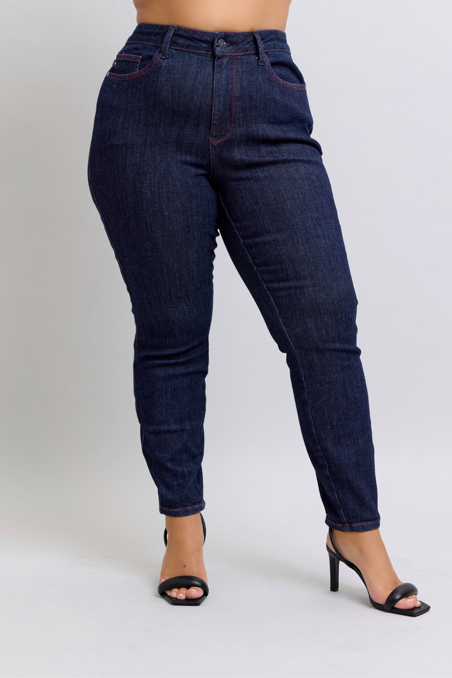 Juliet | High Waist Heart Shaped Back Pockets Skinny Jean (Judy Blue Style 88916)