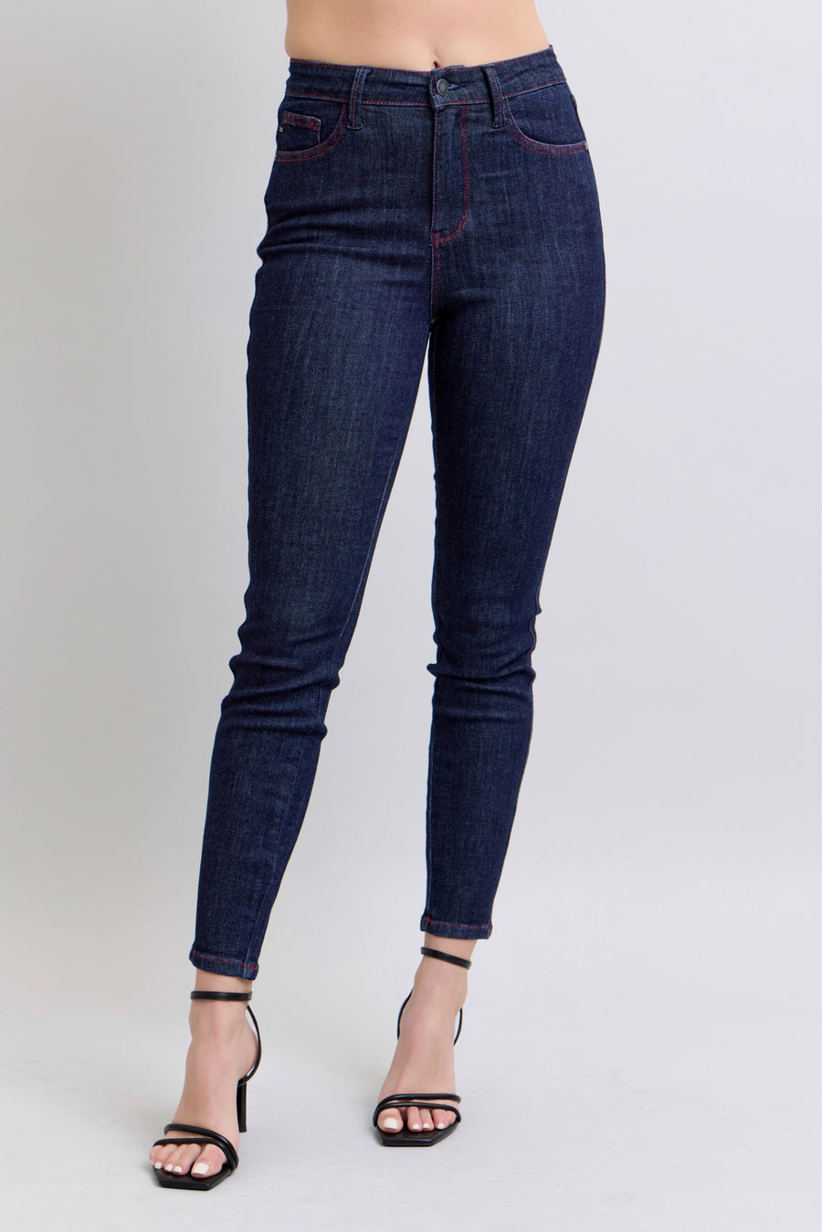 Juliet | High Waist Heart Shaped Back Pockets Skinny Jean (Judy Blue Style 88916)