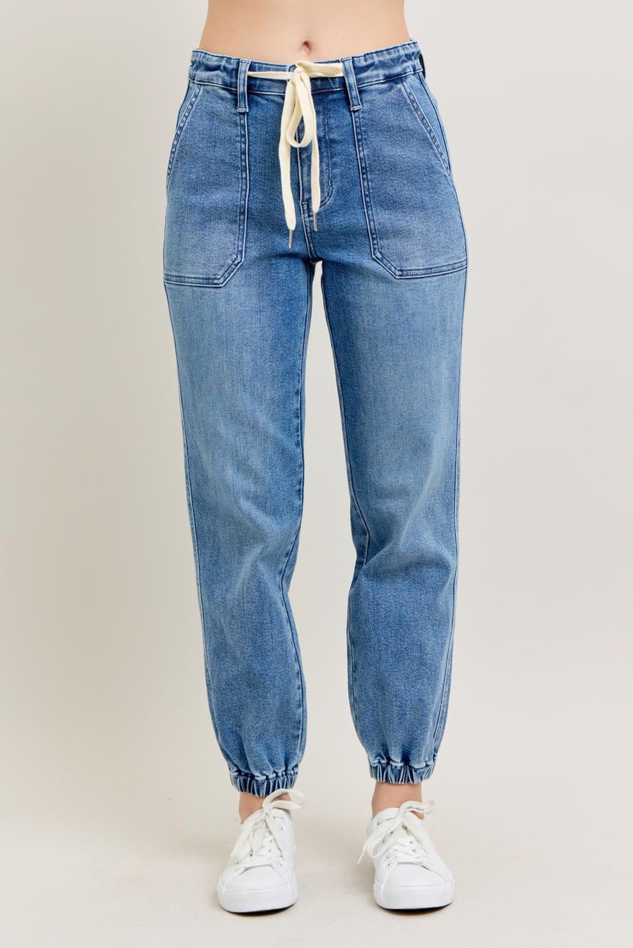 Jenna | High Waist Denim Jogger (Judy Blue Style 88948)