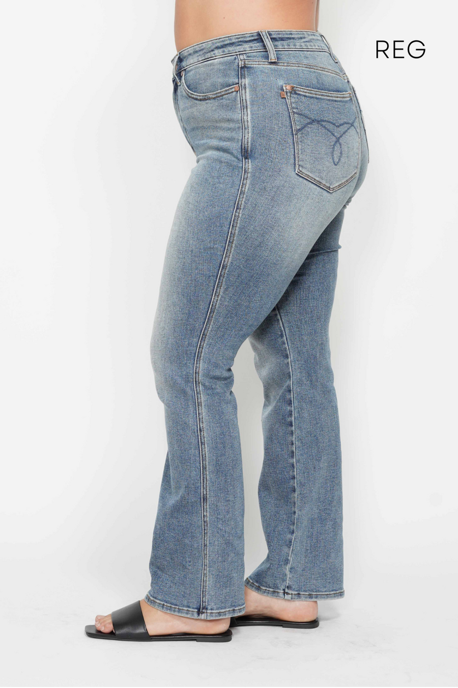 Shania | High Waist Tummy Control Bootcut Jeans | Judy Blue Style 88783 | Short, Regular and Long