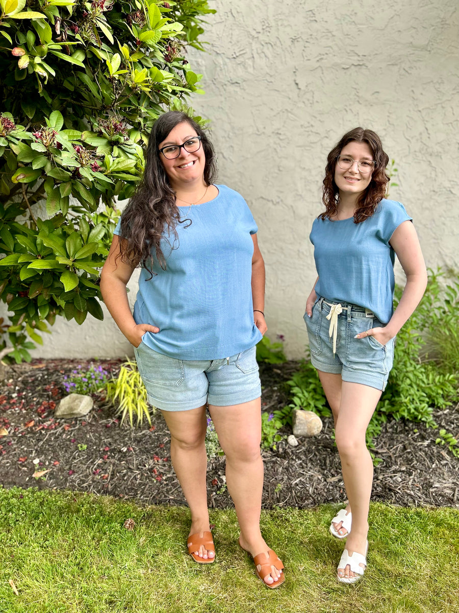 Sally | High Waist Cuff Jogger Shorts (Judy Blue Style 150344)