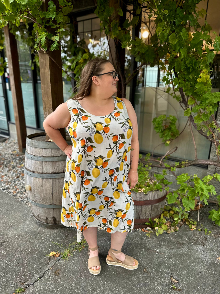Velma Bamboo Linen Dress | Lemonade