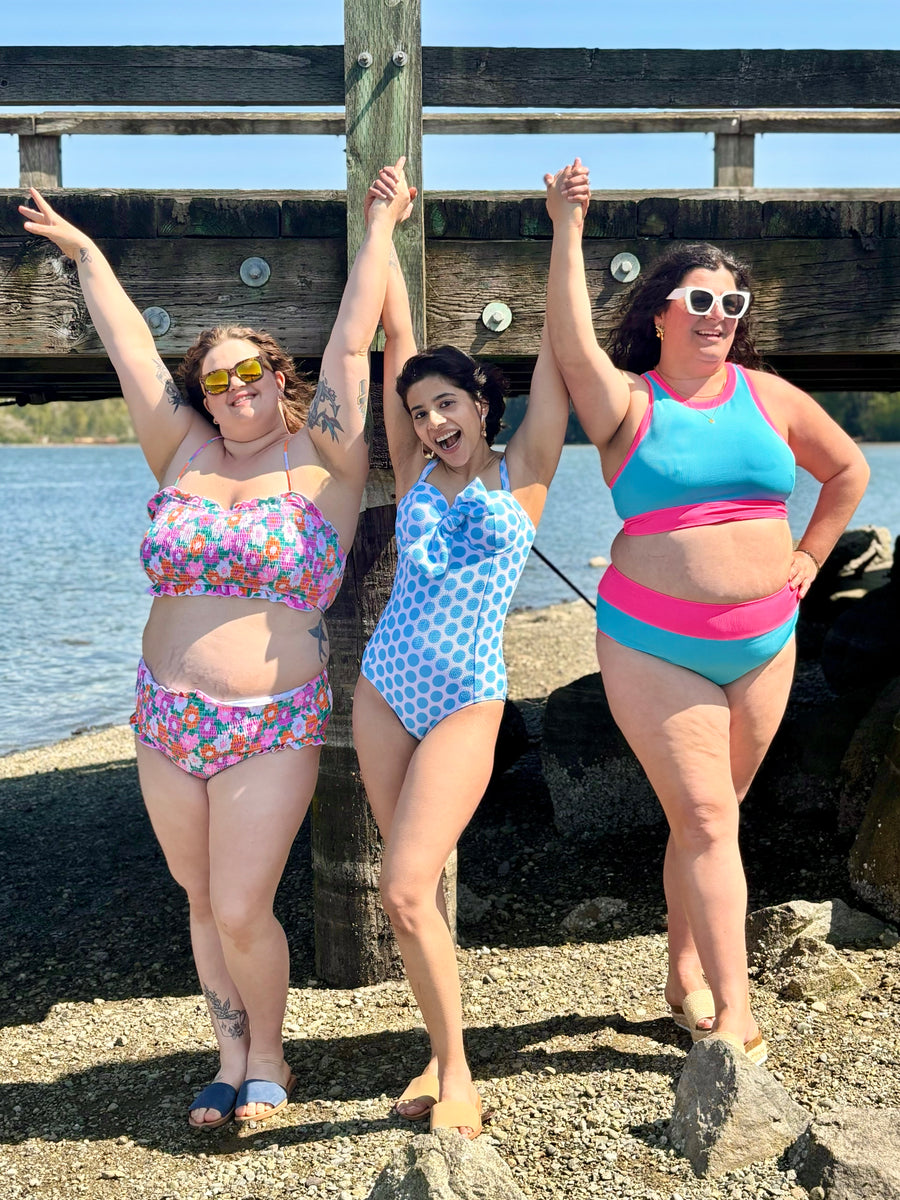 Amalfi Blooms | 2 Piece Swim Set | Warm Flora