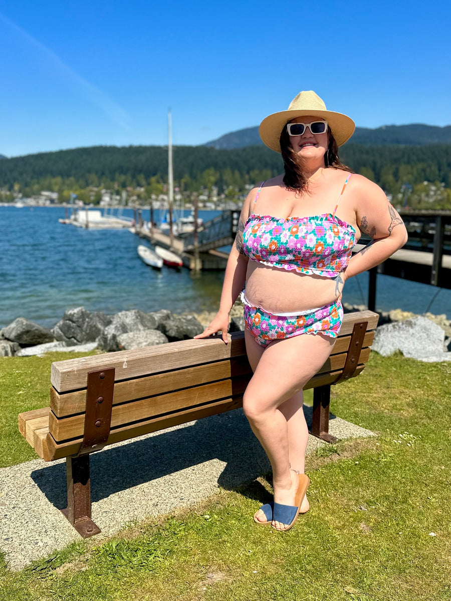 Amalfi Blooms | 2 Piece Swim Set | Warm Flora