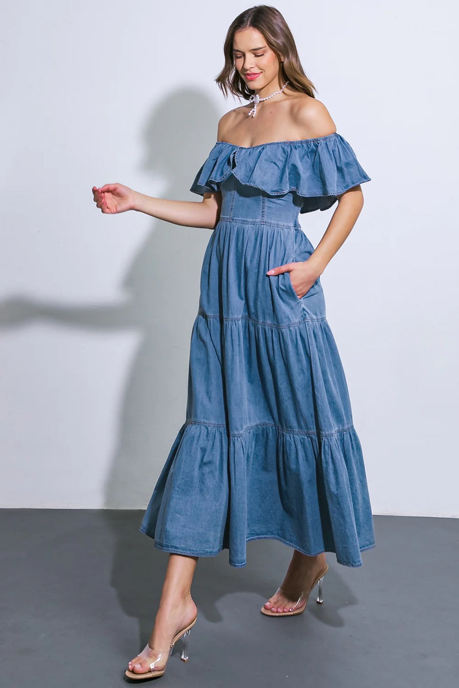 Listen Carefully | Denim Dress