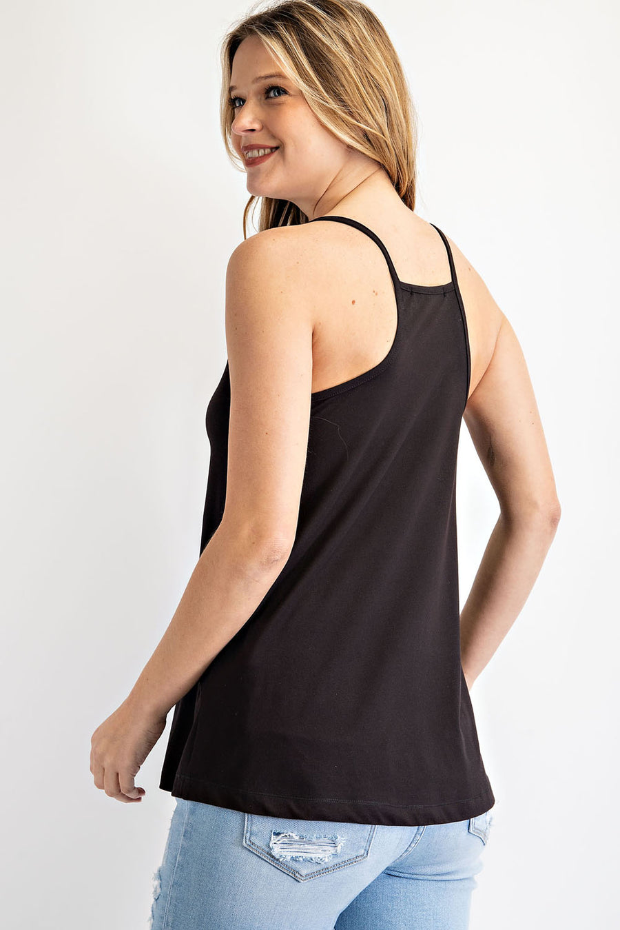 Becca | Butter Camisole Tank Top | Black