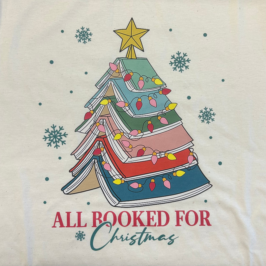 All Booked For Christmas | Graphic Tee (Youth + Adult Sizes)