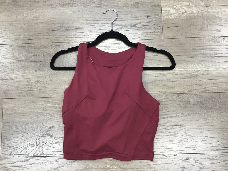 Billie | Butter Soft Yoga Crop Sport Top | Mulled Wine *FINAL SALE*