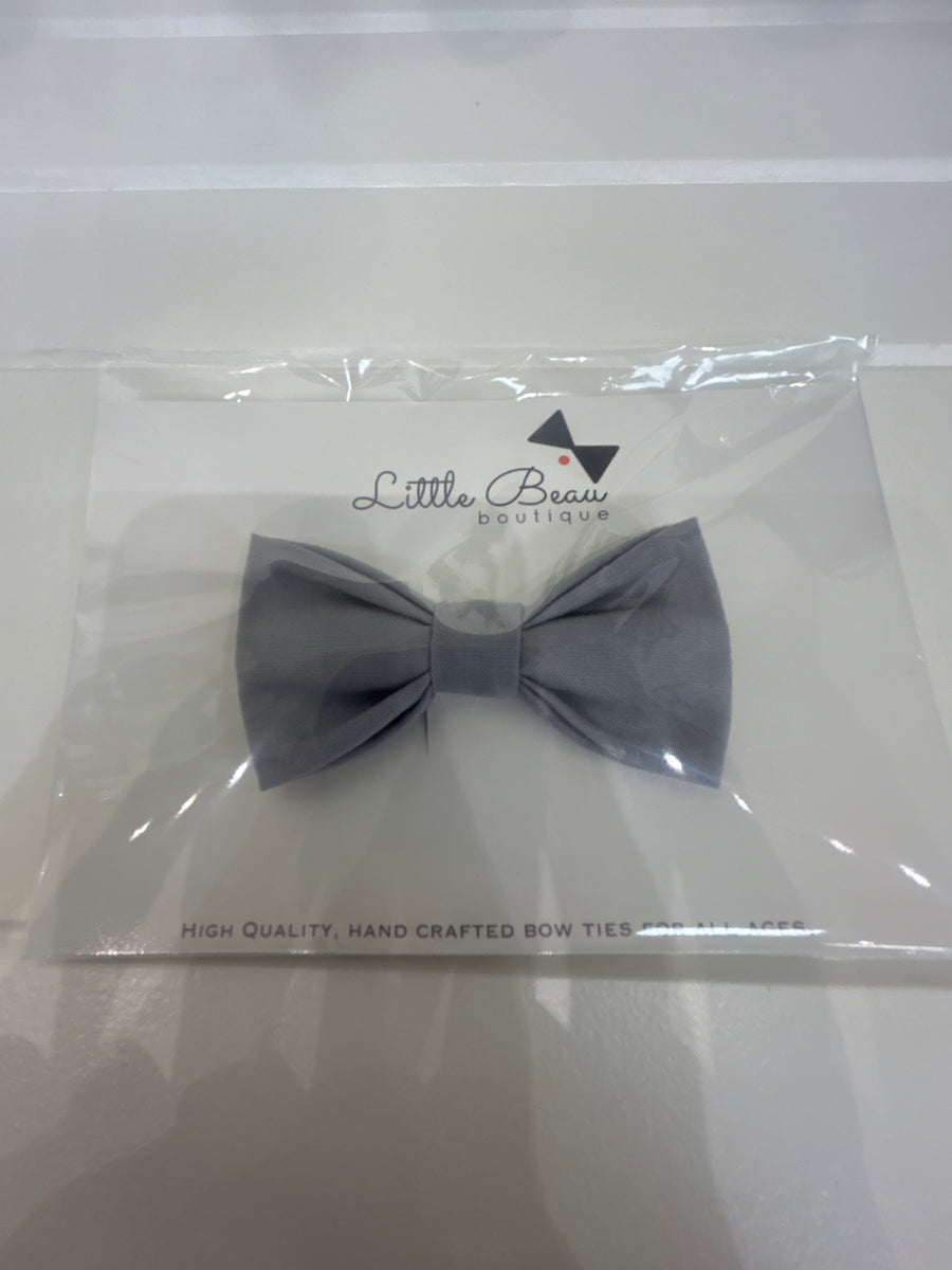 Light Grey Bow Tie | Little Beau Boutique