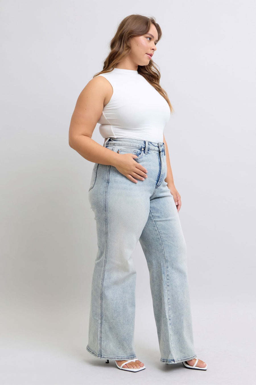 Missy | High Waist Tummy Control Retro Wide (Judy Blue Style 88867)