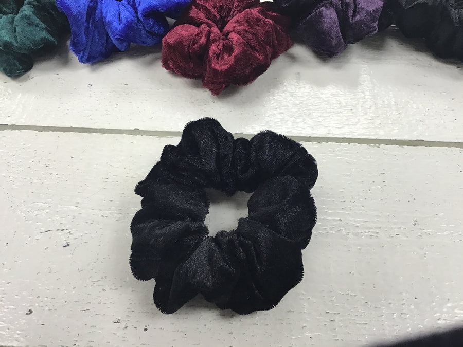 Black Velvet Scrunchie