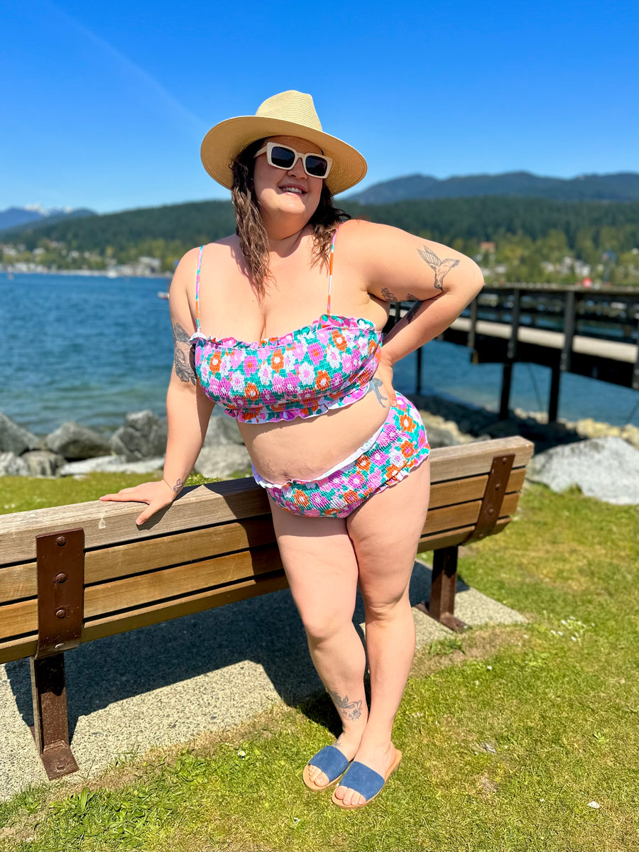 Amalfi Blooms | 2 Piece Swim Set | Warm Flora