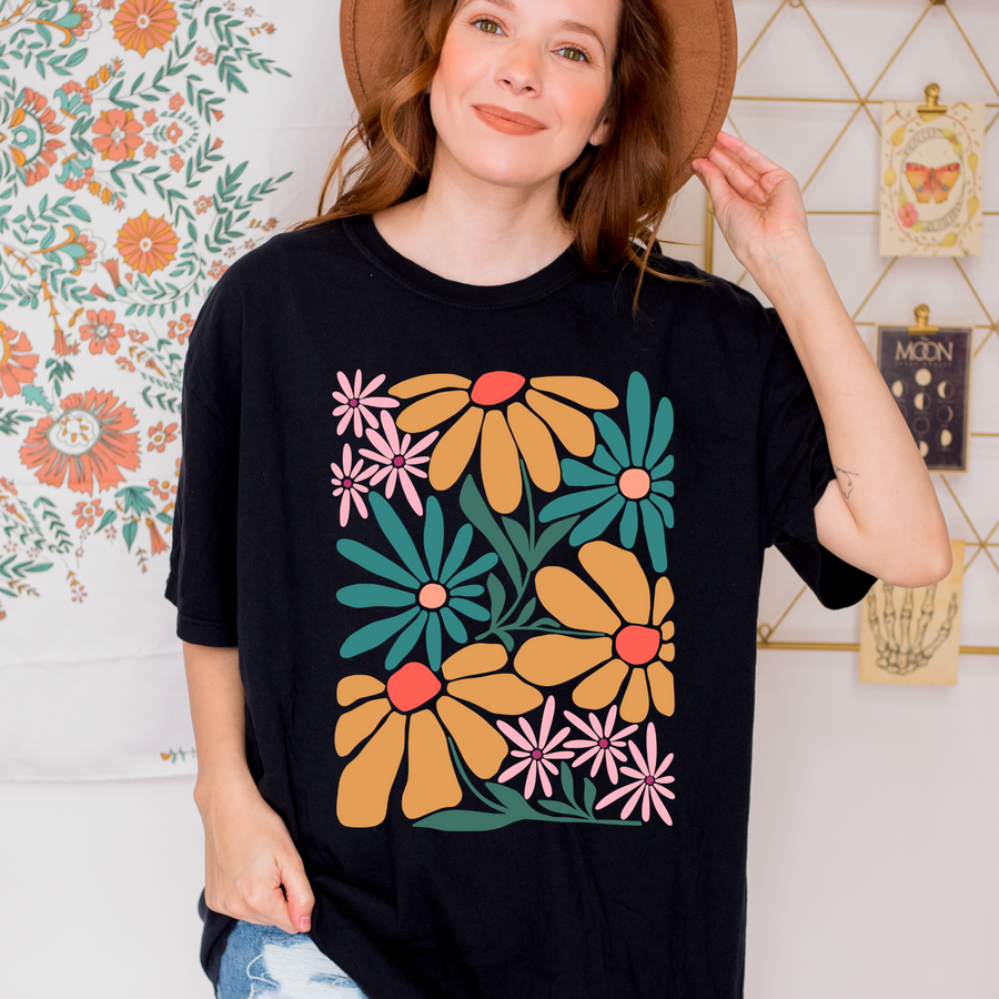Abstract Blooms | Tee