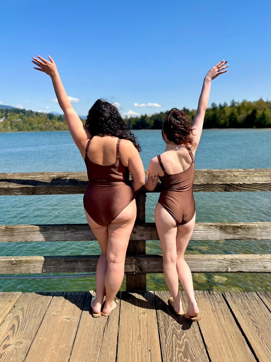 Coastal Couture | One Piece Swimsuit | Chocolate