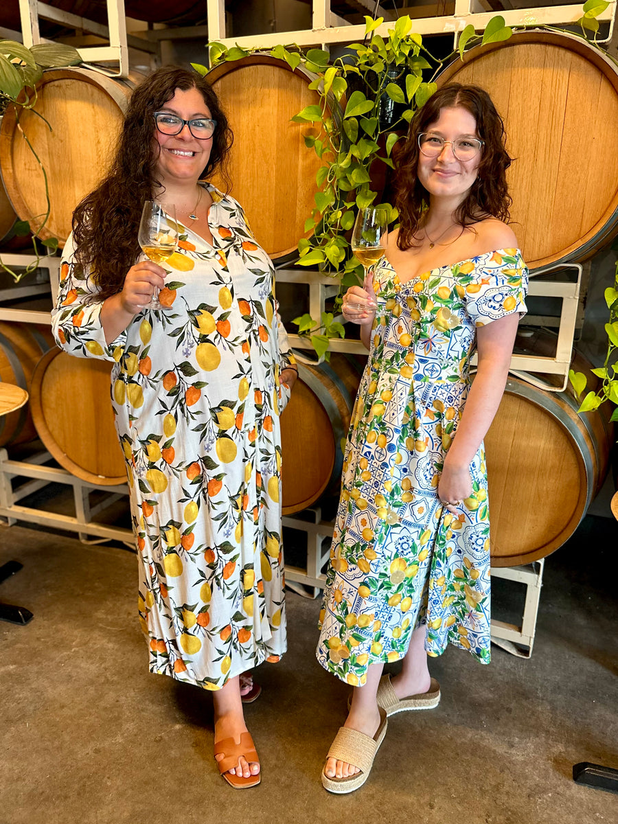Lily | Light Blue Off Shoulder Swing Dress | Mediterranean Lemon