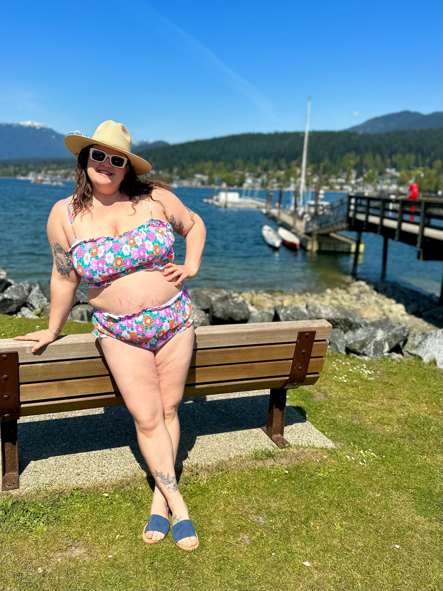 Amalfi Blooms | 2 Piece Swim Set | Warm Flora