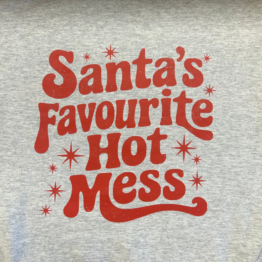 Santa's Favourite Hot Mess | Crewneck Sweatshirt