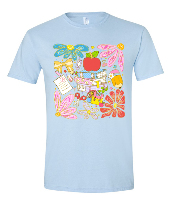 Petals and Pencils | Graphic Tee