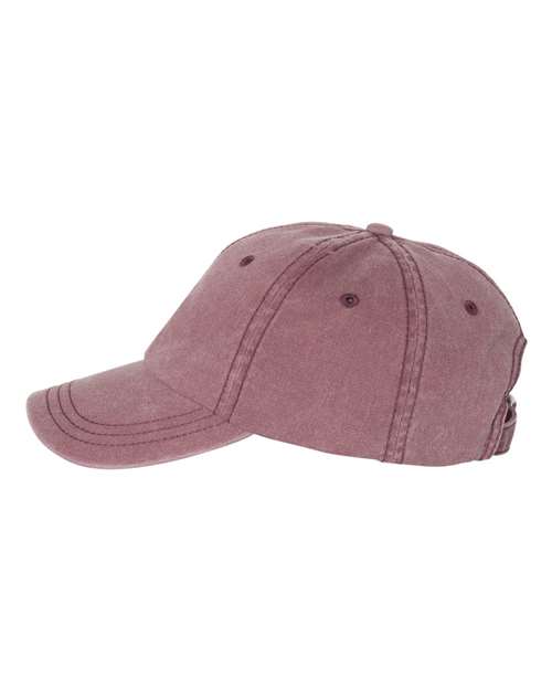 Vintage Wash Baseball Hat | Maroon