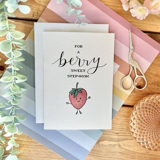 For A Berry Sweet Step Mom | Card