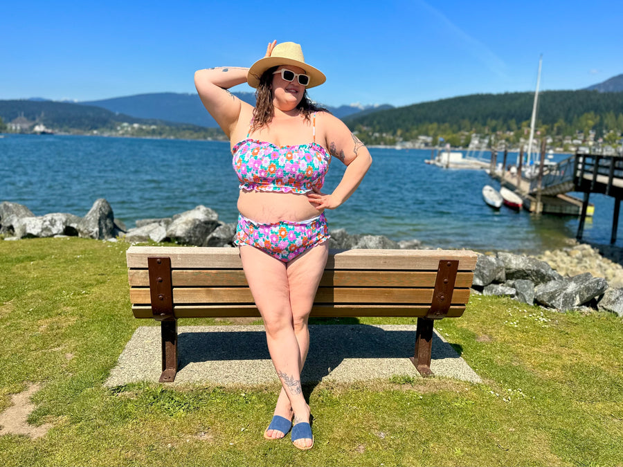 Amalfi Blooms | 2 Piece Swim Set | Warm Flora