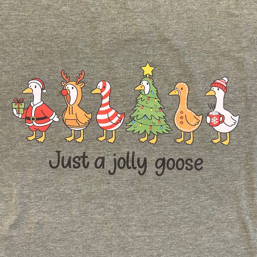 Just A Jolly Goose | Graphic Tee (Youth + Adult Sizes)
