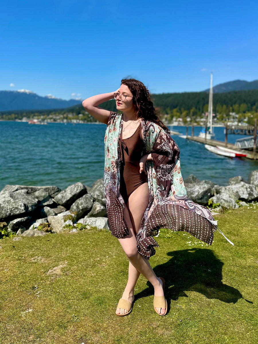 Coastal Couture | One Piece Swimsuit | Chocolate