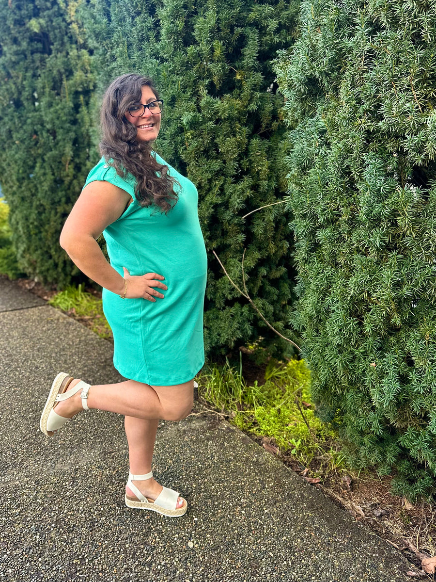 Retreat Dress | Emerald