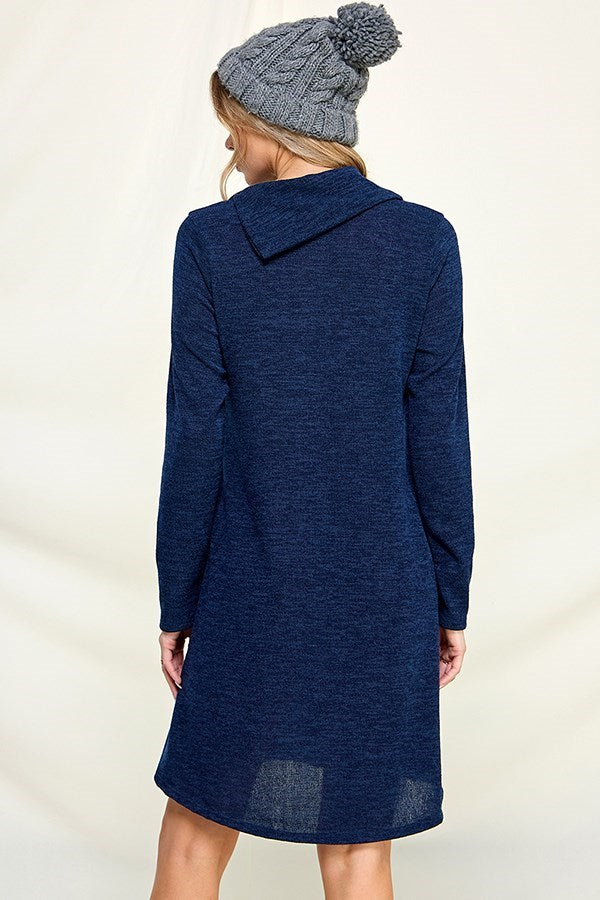 Fernie | Long Sleeve Dress/Tunic | Heather Navy