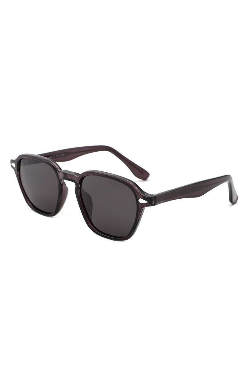 Retro Square Modern Geometric Polarized Sunglasses
