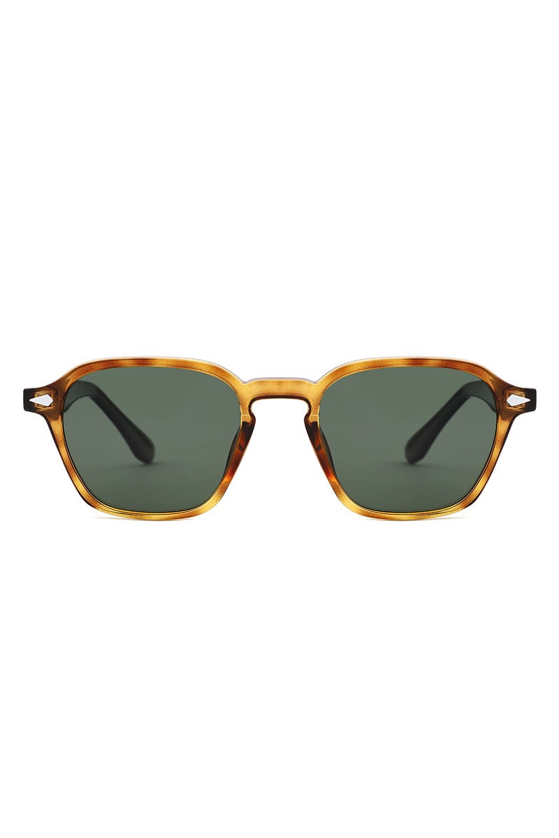 Retro Square Modern Geometric Polarized Sunglasses