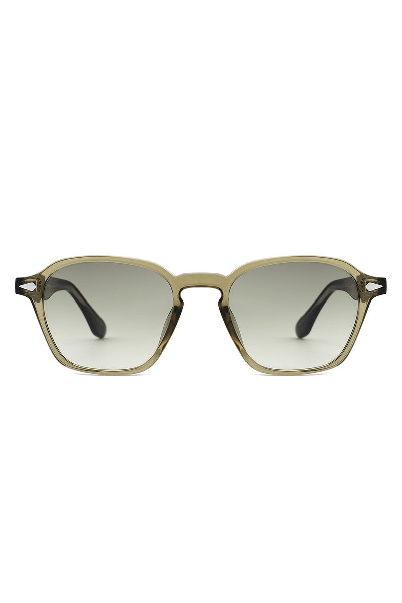 Retro Square Modern Geometric Polarized Sunglasses