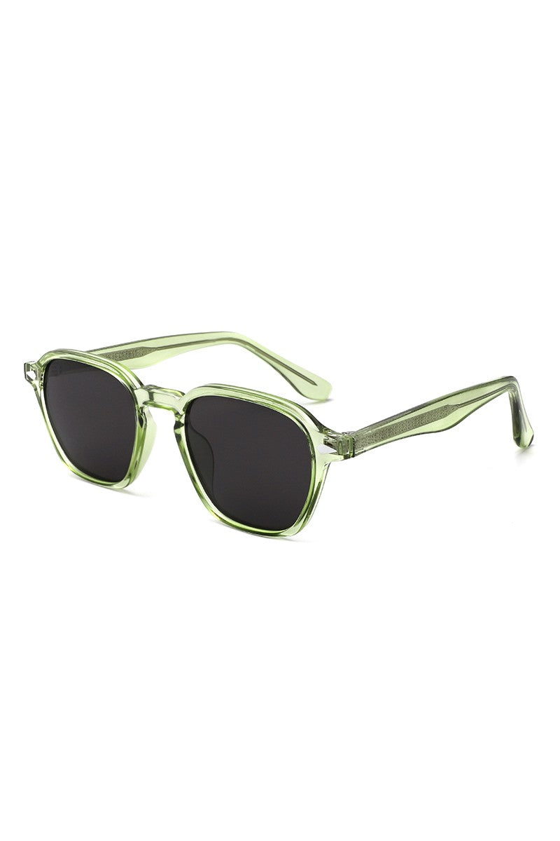 Retro Square Modern Geometric Polarized Sunglasses